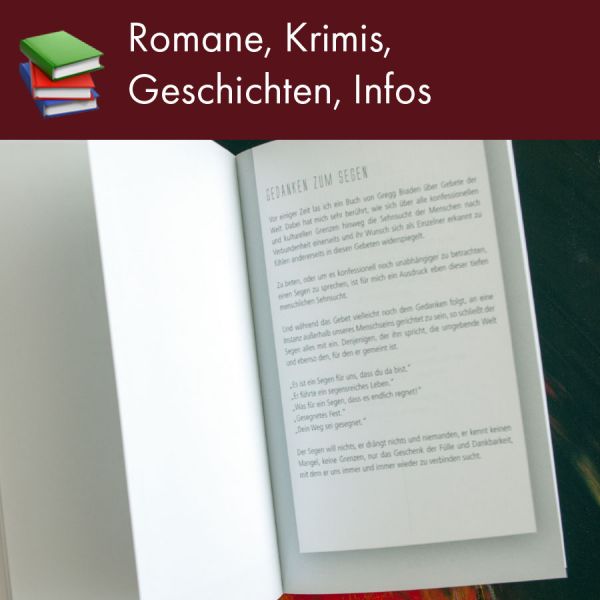 Der Liebes-Roman Julie und der Klang des Meeres, die kleine Geschichte der Telefonzelle vom Historiker Eckart Schörle, oder das Handbuch der Alchemie ... viele Bücher, viele Leseerlebnisse