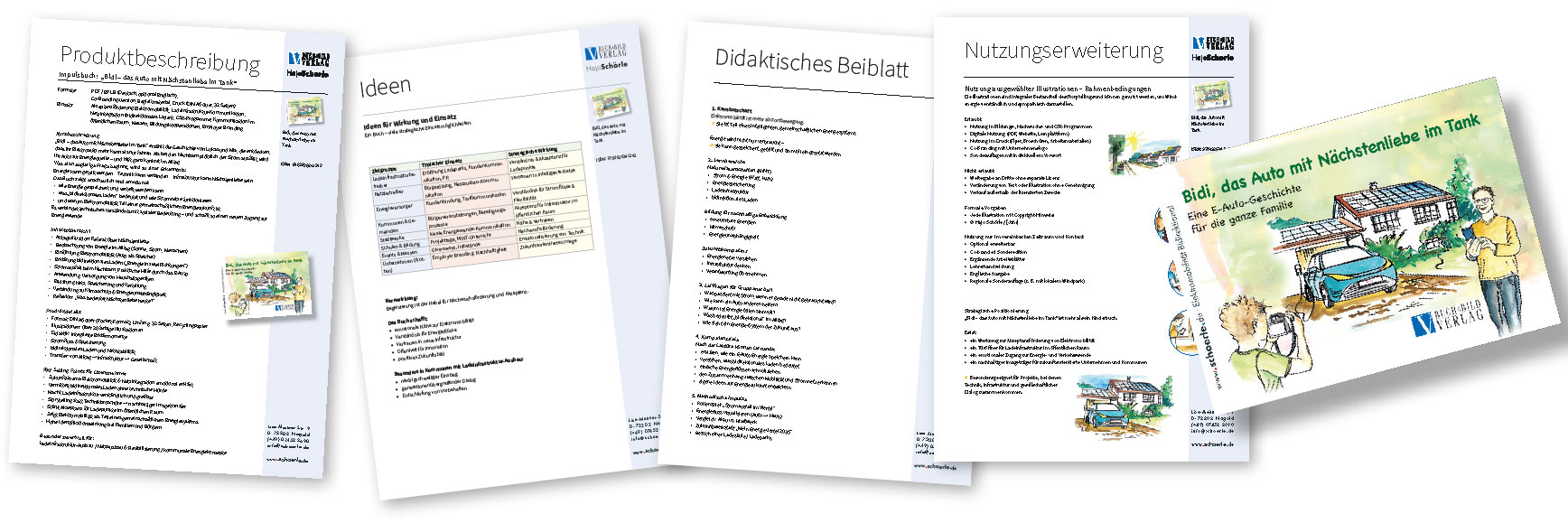 Dossier zum Impulsbuch: Bidi, das Auto mit Nächstenliebe im Tank.