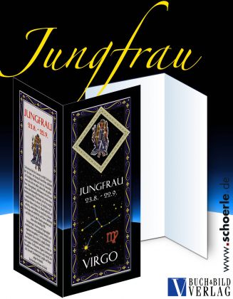 Sternzeichen-Karte Fantasy-Edition JUNGFRAU