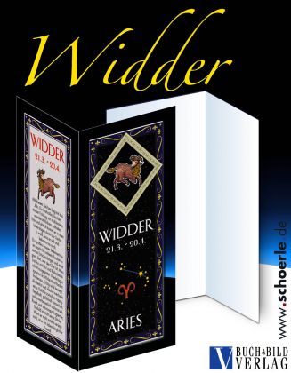 Sternzeichen-Karte Fantasy-Edition WIDDER