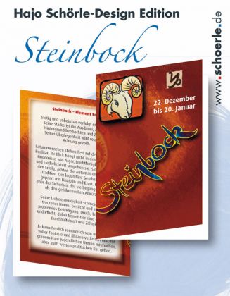 Sternzeichen-Karten Design-Edition - STEINBOCK