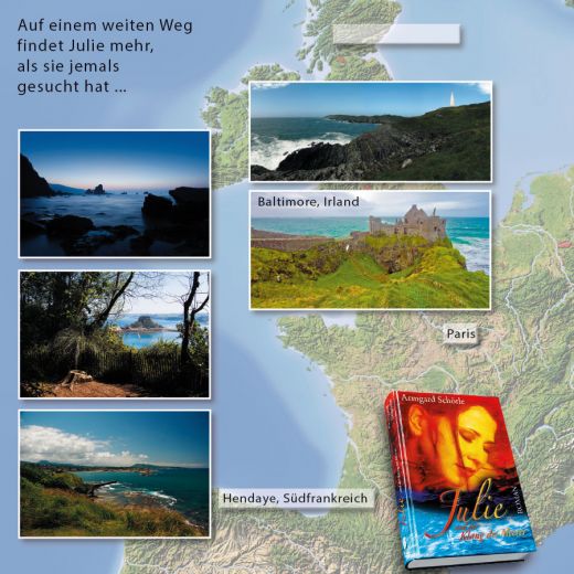 Der Beginn des Romanes und die Reise an die Orte in Frankreich, der Schweiz (Zürich ETH) und nach Kroaten (Naturpark Plitivicer Seen),