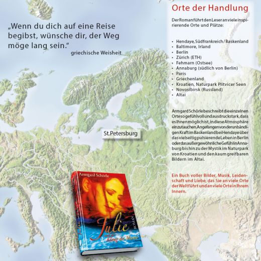 Ob nach Fehmarn in der Ostsee, nach Annaberg (südlich von Berlin), nach Berlin selbst oder Griechenland. Alles sind Wege, die auch eine Ebene der inneren Veränderung mit sich bringen.