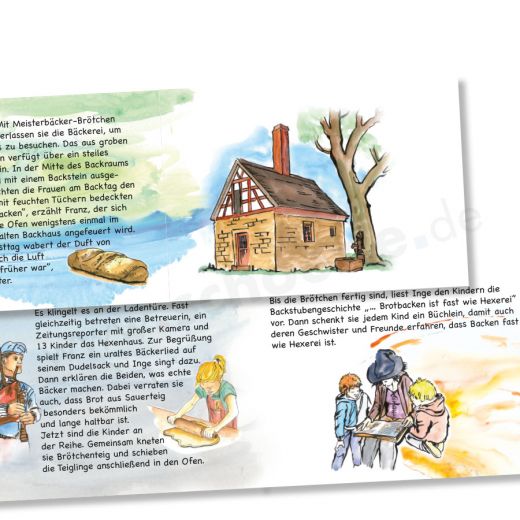 Auch das gibt es in manchen Orten noch, oder wieder. Das kleine Backhaus, bei dem sich alle treffen und backen.