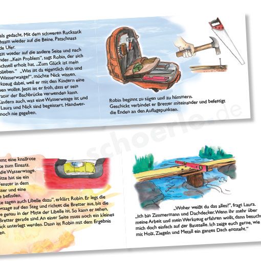Firmen können sich hier sogar in dem Buch selbst mit einbringen. Ein ganz besonderes Give-Away. Das Kinderbuch ist so viel mehr.