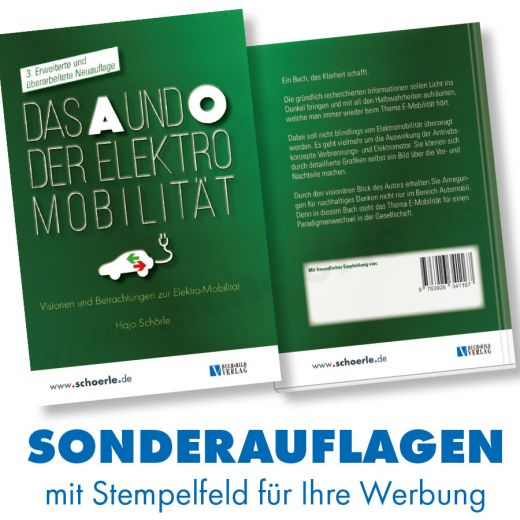 Das A und O der Elektro-Mobilität - Adressfeld + Aufkleber