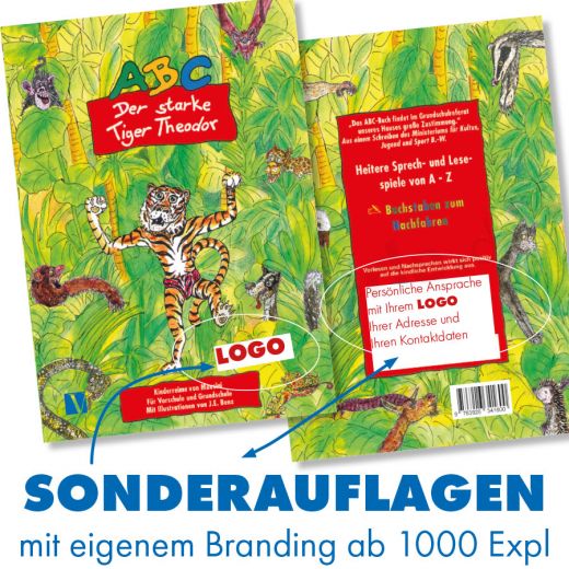 ABC - Der starke Tiger Theodor - Sonderauflage Werbegeschenk mit Logo