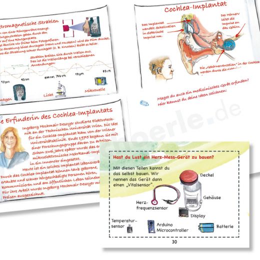 Und natürlich gibt es für die Kinder auch wieder ein Experiment das mit dem VDE entwickelt wurde