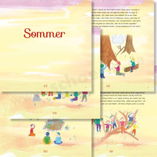 Spannend, was im Sommer so alles im Wald passiert. Die schönen Geschichten zum Lesen und Vorlesen bieten eine Fülle von Anregungen