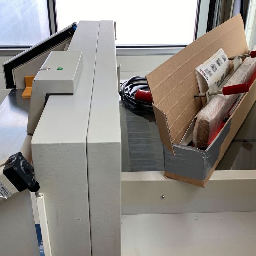 Die Maschine ist einsatzbereit
