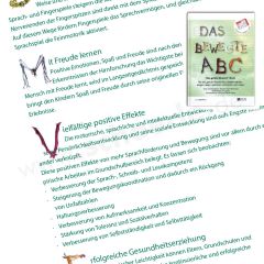 Ein Fundus für begeistertes Lernen des ABC. Denn, Freude und Begeisterung sind der Motor ...