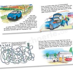 Für Kinder wird die Geschichte zum Erlebnis im Alltag und zum Anfassen mit dem Kabelsalat