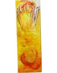 Achtsam ... - Originalgemälde 40x120 cm