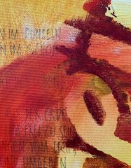 Mensch sein ... - Original Gemälde 40x120 cm