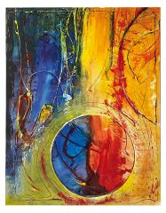 Blick in die Elemente - Originalgemälde 130 x 170 cm